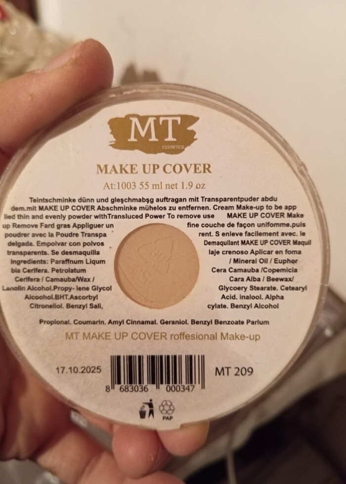 Fondöten. Porselen fondöten.  MT cover - Görsel 2