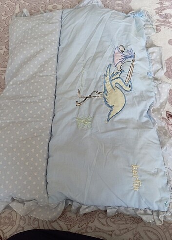 Beşik içi minderleri.. beşik kenarları. Çocuk yatağı. - Görsel 5