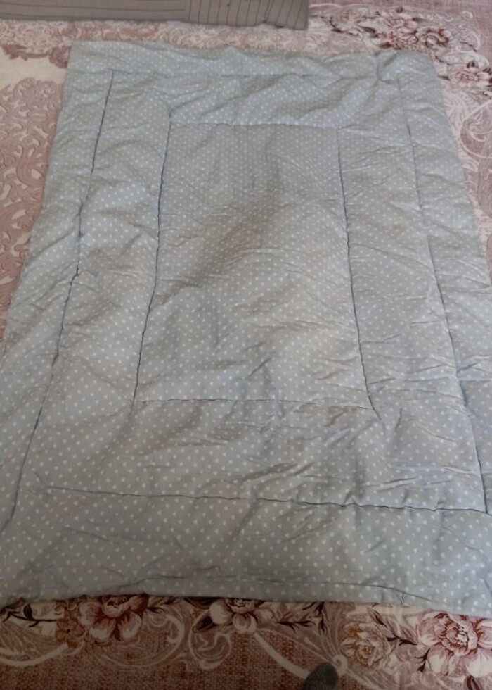 Beşik içi minderleri.. beşik kenarları. Çocuk yatağı. - Görsel 2