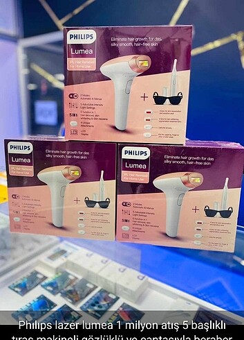 Lazer epilasyon 1 milyon atış 