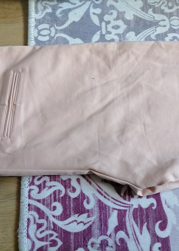 Kadın Bej Midi Keten Pantolon - Görsel 2