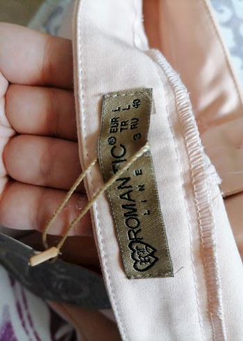 Kadın Bej Midi Keten Pantolon - Görsel 3