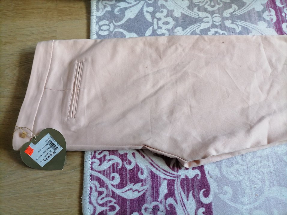 Kadın Bej Midi Keten Pantolon - Görsel 2