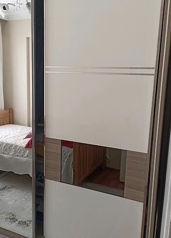 Beden gri Renk Yatak Odası Dolabı