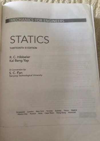 Statics - Mechanics for Engineers, 13. Baskı - Görsel 3