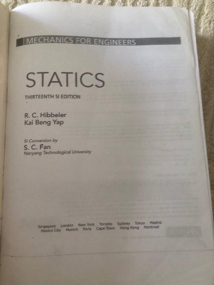 Statics - Mechanics for Engineers, 13. Baskı - Görsel 3