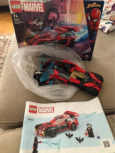 ÖRÜMCEK ADAM LEGO ARABA. LEGO Miles Morales Morbius?a Karşı 762