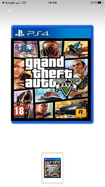  Beden Renk GTA PLAY STATİON 4 OYUNU GRAND THEFT AUT. SIFIR OYUN HEDİYE GELD