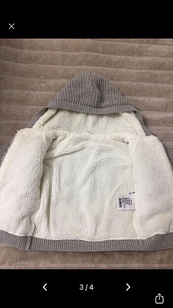 12-18 Ay Beden gri Renk Lc Waikiki mont hırka