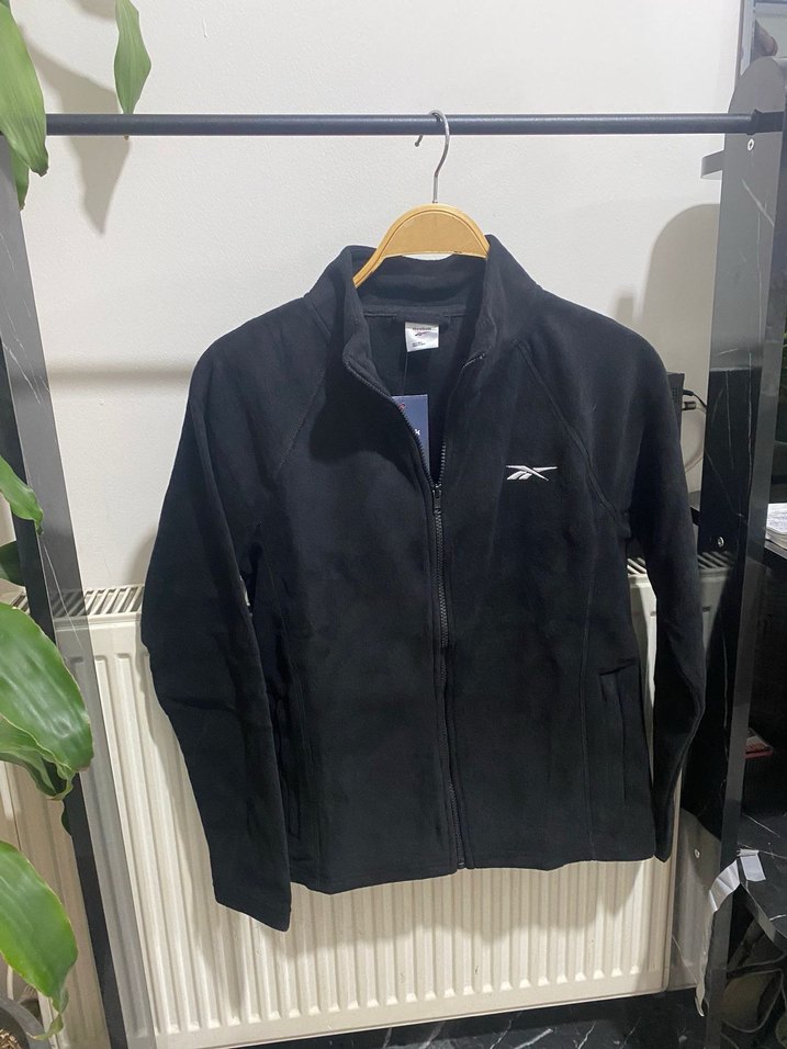 Siyah Fermuarlı Yüksek Yakalı Kadın Sweatshirt - Görsel 5