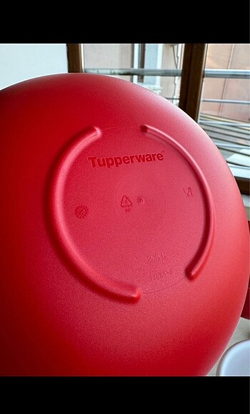 Beden kırmızı Renk Tupperware Yonca 5 li Set