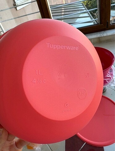 Beden çeşitli Renk Tupperware Aloha 7?li Saklama Kabı Seti