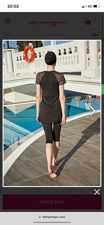 Remsa yarı tesettür Mayo - Görsel 2