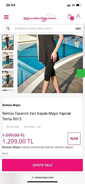 Remsa yarı tesettür Mayo - Görsel 4