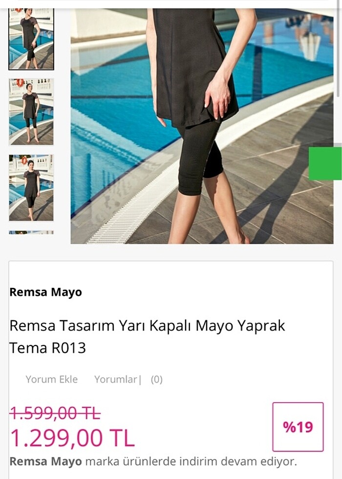Remsa yarı tesettür Mayo - Görsel 4