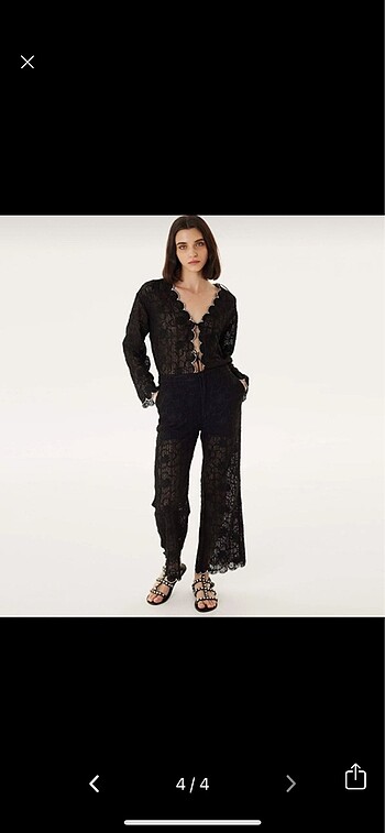 Twist dantelli pantolon