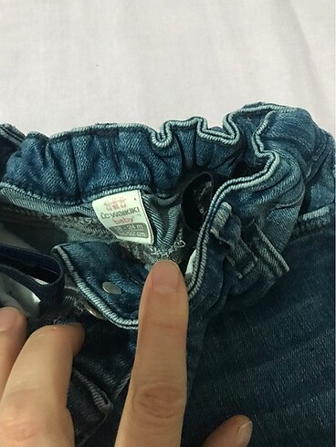 18-24 Ay Beden mavi Renk Jean pantalon