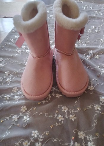 Diğer Kız Çocuk Pembe Peluş Kürklü Bot