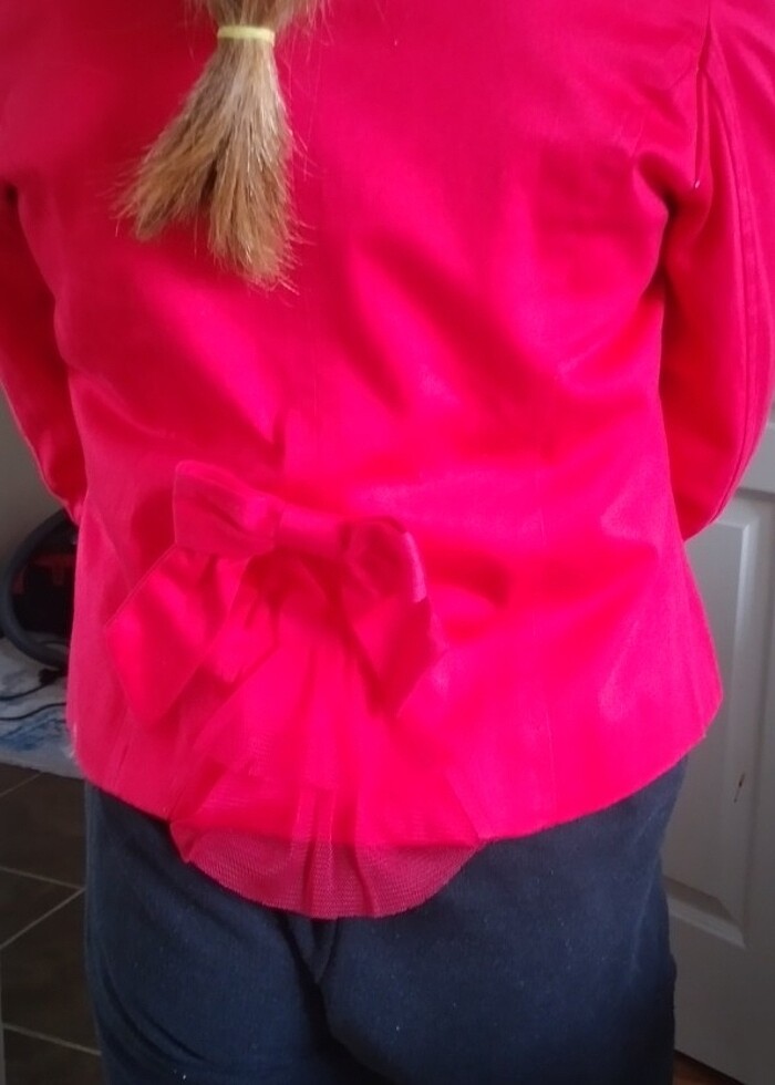 Kırmızı Etek Ceket Takımı  - Görsel 2