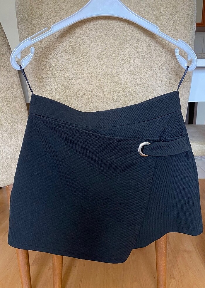 Siyah şort etek - Görsel 2