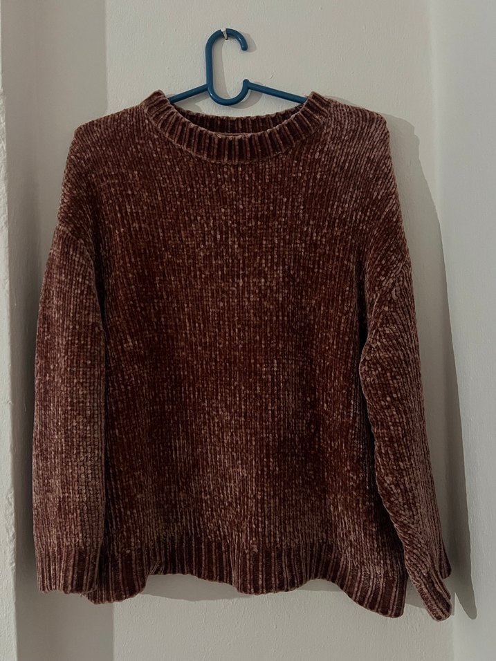 Pull&Bear şönil kumaş kazak - Görsel 5