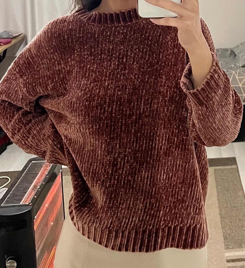 Pull&Bear şönil kumaş kazak - Görsel 2