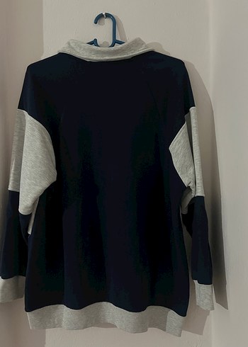 Polonya Yaka Kolej Koton Kadın Sweatshirt - Görsel 4