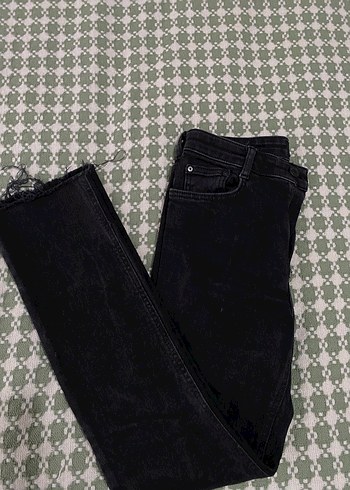 Kadın Gri Regular Fit Denim Jean