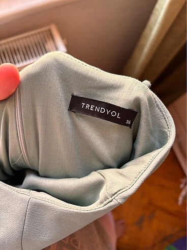 Mint yeşili elbise - Görsel 2