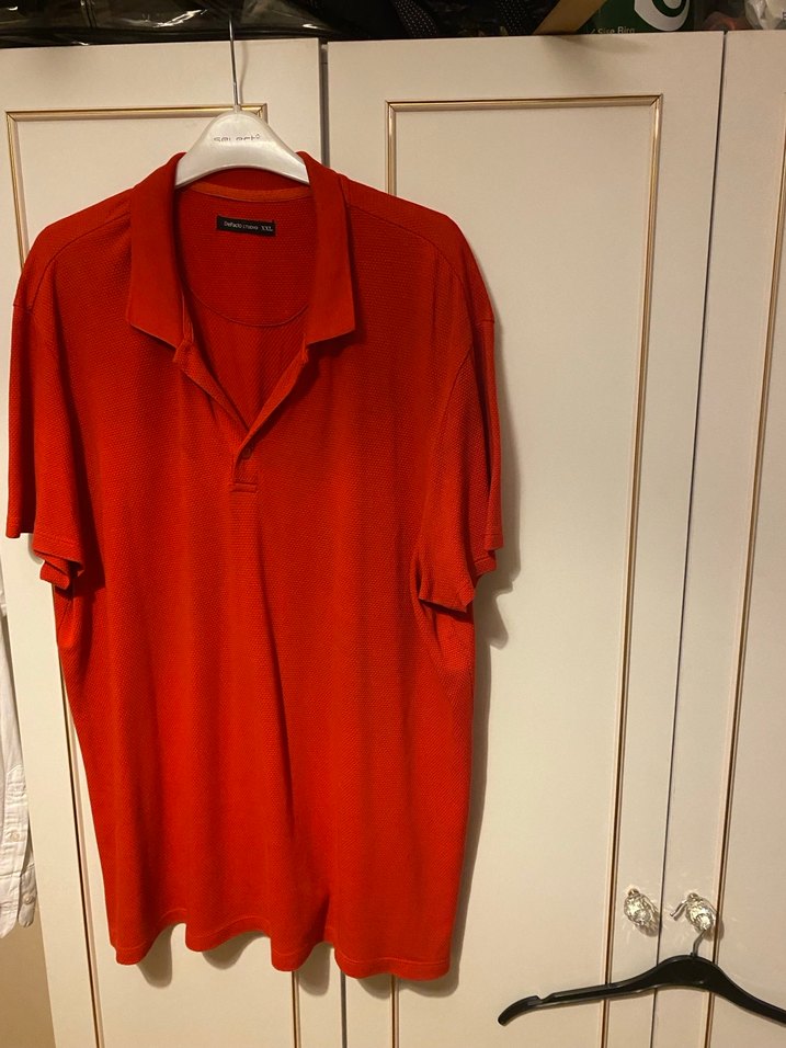 DeFacto Kırmızı Erkek Polo Tişört XXL - Görsel 2