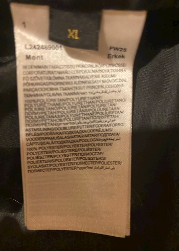 Siyah Erkek Deri Biker Ceket - Görsel 9