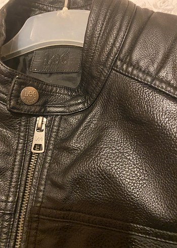 Siyah Erkek Deri Biker Ceket - Görsel 6