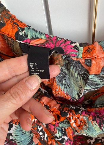 H&M Çiçek Desenli Bohem Kadın Tulum