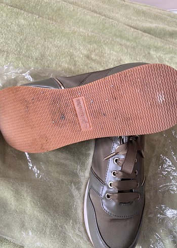 Bej Süet Kadın Spor Ayakkabı Stradivarius - Görsel 5