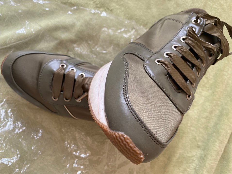 Bej Süet Kadın Spor Ayakkabı Stradivarius - Görsel 2