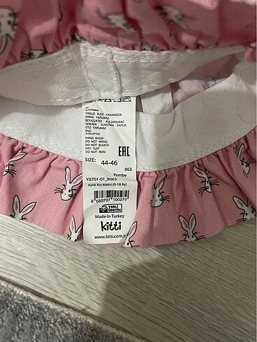 6-12 Ay, 18 cm Beden Kız Bebek Şapka