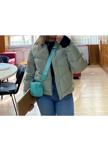 Trendyol & Milla Kadın yeşil Kısa Mont
