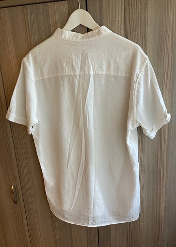 DeFacto Beyaz Erkek Gömlek  M Beden  Regular Fit - Görsel 4