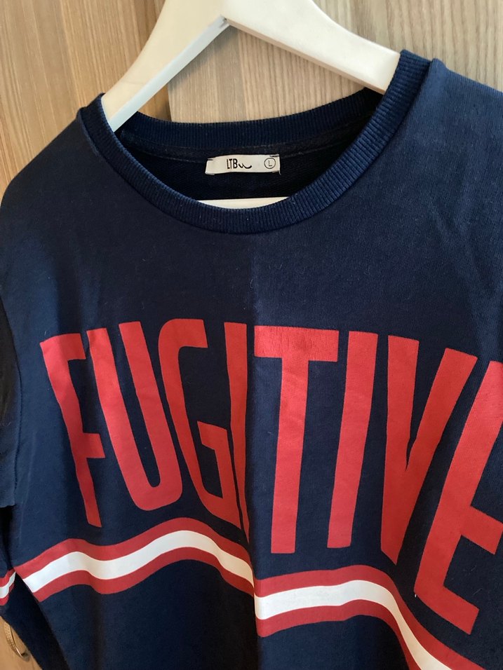 LTB Siyah Erkek Sweatshirt  L Beden  Temiz - Görsel 3