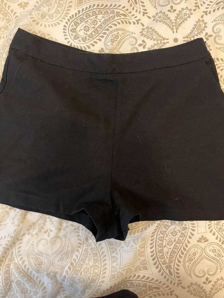Siyah Mini Şort - Görsel 3