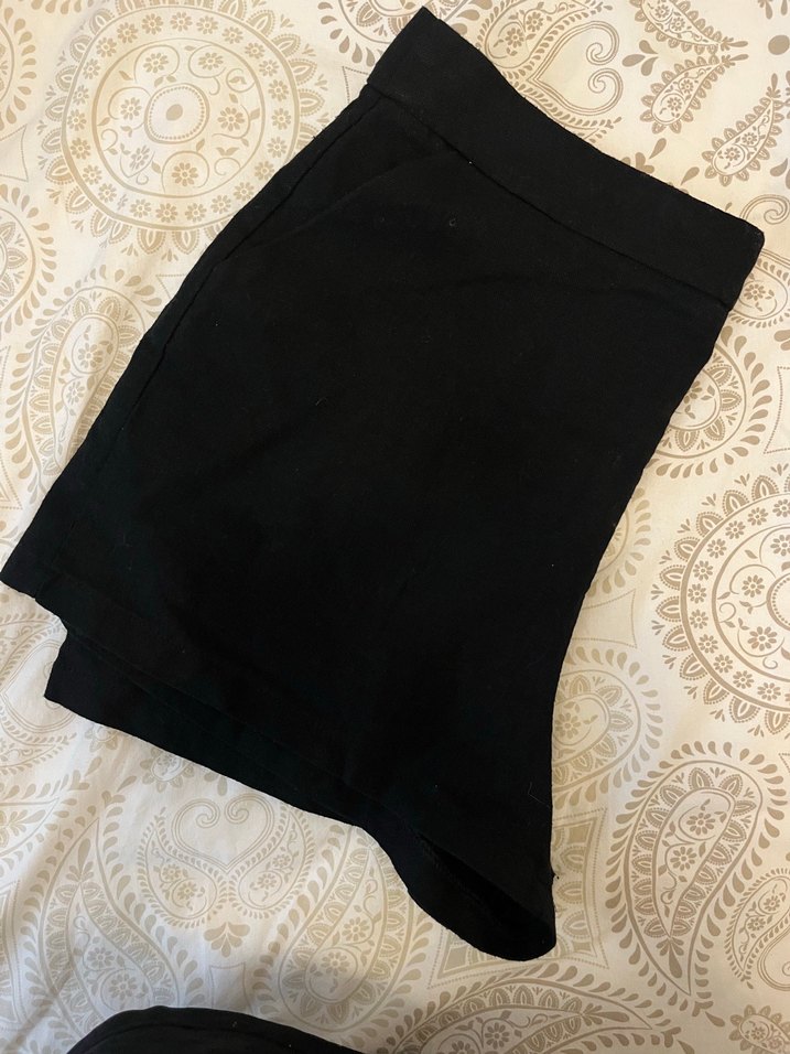 Siyah Mini Şort - Görsel 2