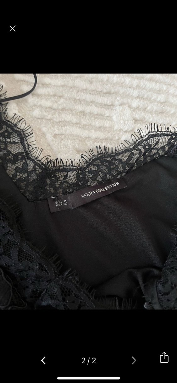 dantel detay bluz - Görsel 2