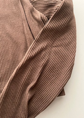 Kahverengi Kadın crop - Görsel 3