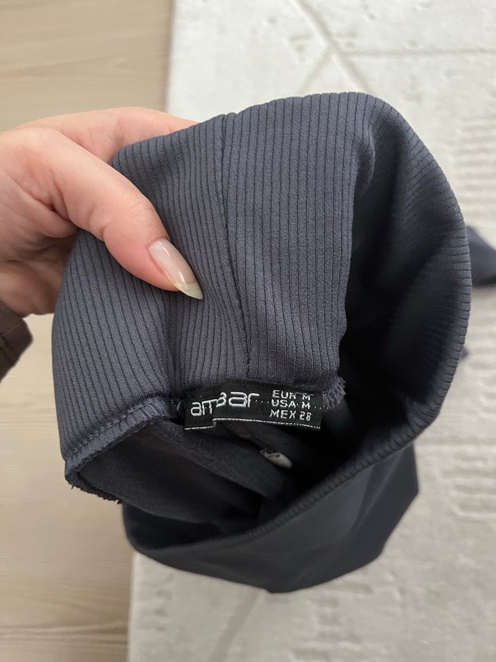 füme Kadın Tayt - Görsel 4