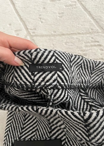 Kadın Gri Zebra Desenli kışlık şort - Görsel 4