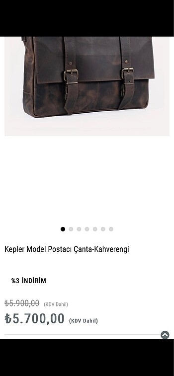 Postacı çanta gerçek deri - Görsel 5