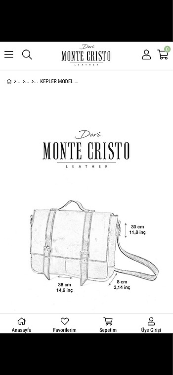 Postacı çanta gerçek deri - Görsel 7