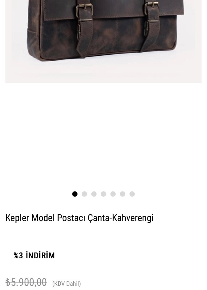 Postacı çanta gerçek deri - Görsel 5