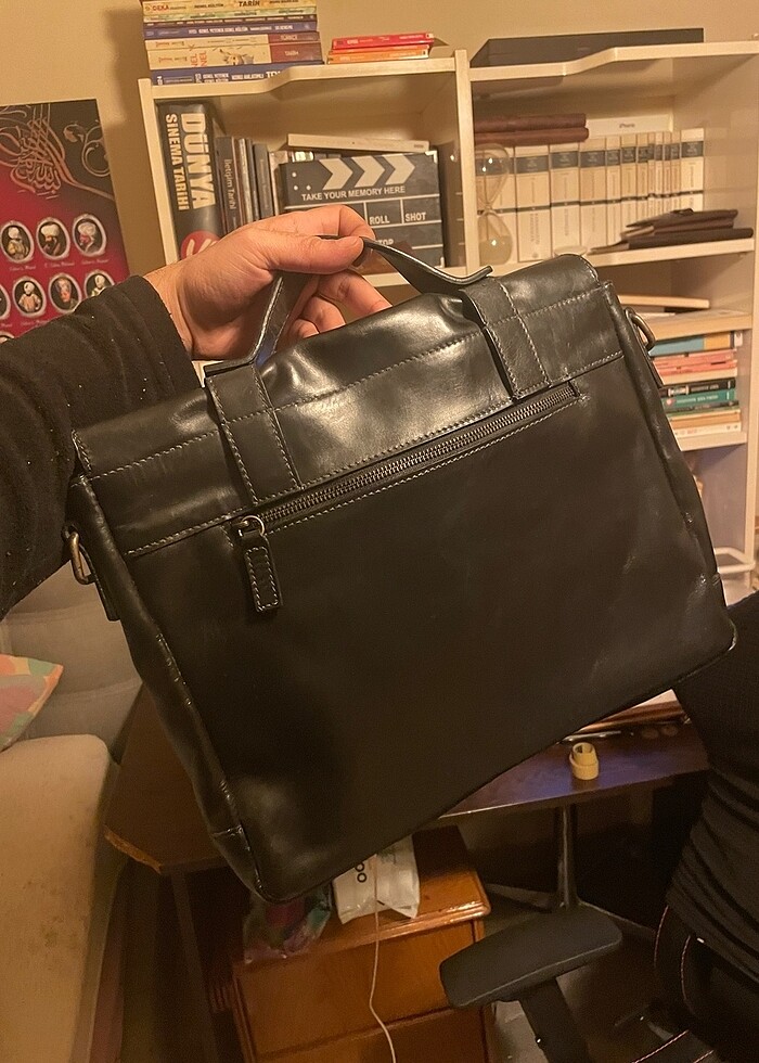 Postacı çanta gerçek deri - Görsel 2