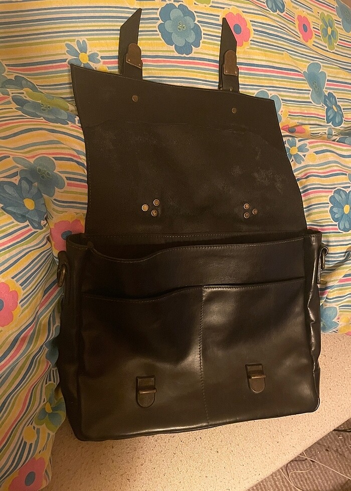 Postacı çanta gerçek deri - Görsel 3